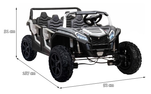 ДЕТСКИЙ ТРАНСПОРТ: 4-местный багги ATV RACING UTV2000