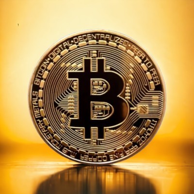 Биткойн-золотая коллекционная монета Медаль BTC XXL + крышка коробки