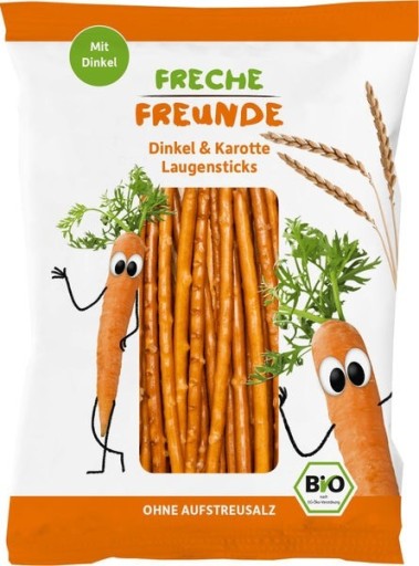 Freche Freunde BIO Палочки из полбы с морковью