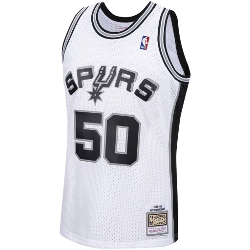 Белая футболка Robinson San Antonio Spurs Hardwood Classics Swingman, S