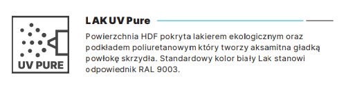 Ościeżnica regulowana Classen Lakier UV Pure Graphite 95-115 80P