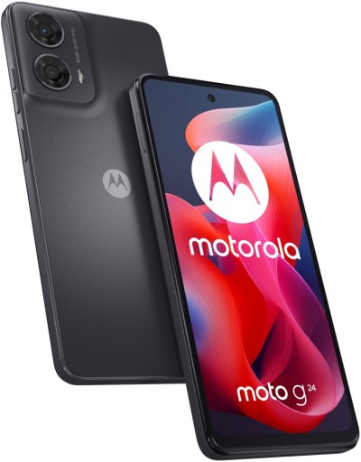 Смартфон Motorola moto g24 8/128 ГБ 6,56 дюйма Android 14 5000 мАч 50 Мп графитовый