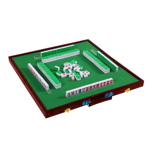 Portable Mini Mahjong Table Activity Game