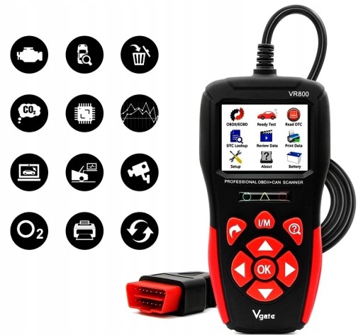Тестер диагностического интерфейса Vgate VR800 OBD2