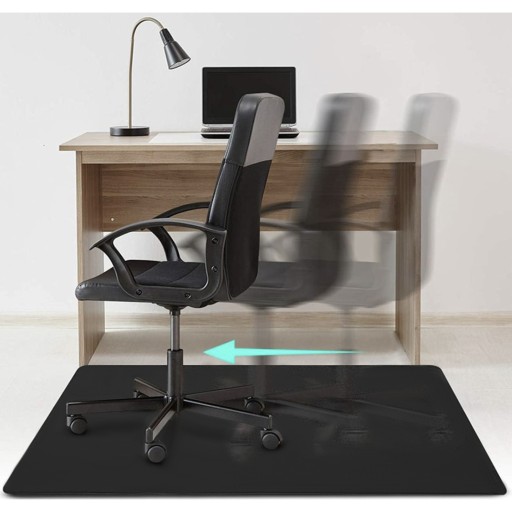 Mata ochronna pod krzesło 90x130cm RUHHY - czarna