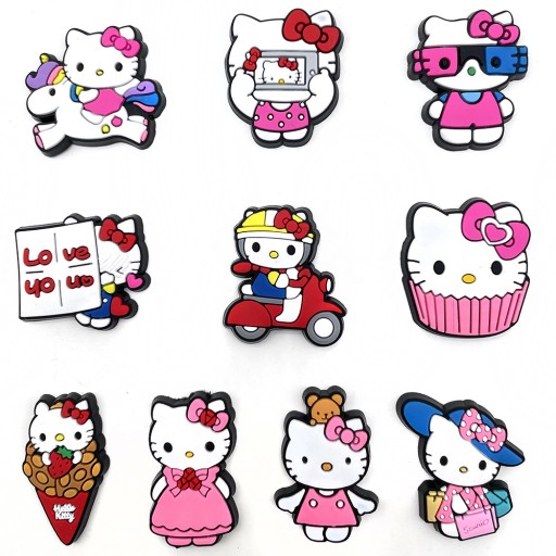 Przypinka Hello Kitty do Crocs butów klapków telefonu torebki plecaka torby