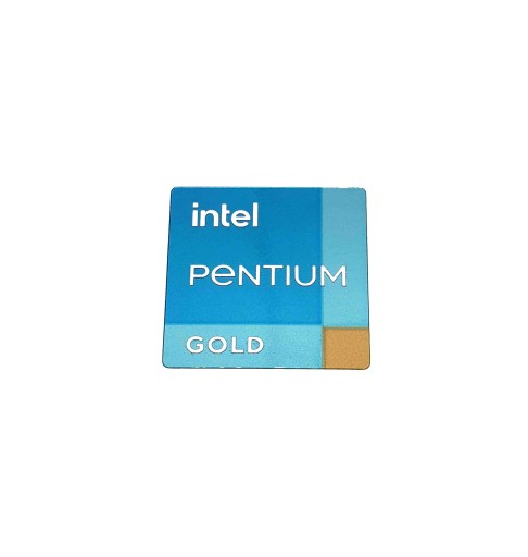 Наклейка INTEL PENTIUM GOLD 18x18мм [400]