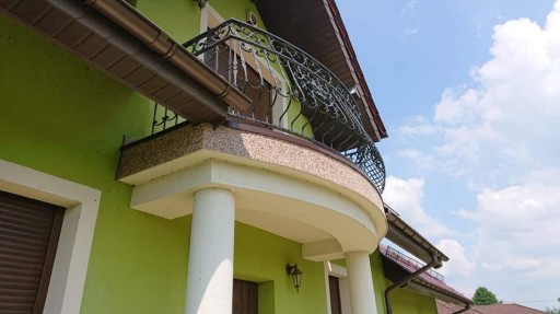 PRIAMY FLEXI карнизный профиль 2,5 м, терраса АНТРАЦИТ