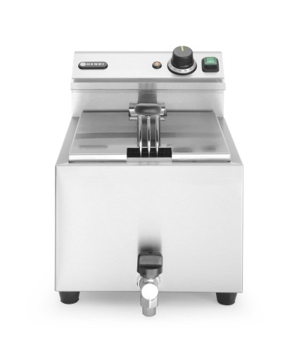 Ручная фритюрница со сливным краном HENDI 8L 230В/3500Вт 305х515х(В)354мм