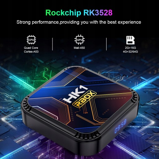 Smart TV Box HK1 RBOX Android 13 4G/64G двойной WIFI