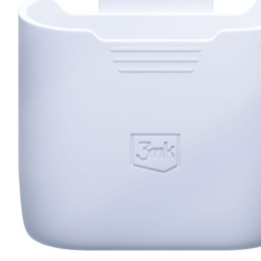 Białe Etui cover do słuchawek AirPods 2nd gen. 3mk Silicone Earphones Case