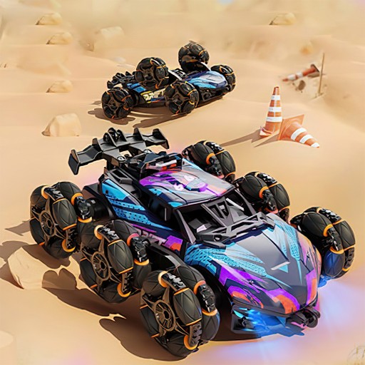 Spray Drift Шестиколесная радиоуправляемая трюковая машина