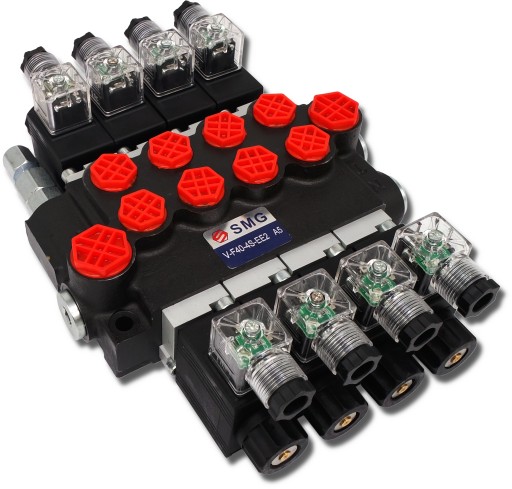 ROZDZIELACZ HYDRAULICZNY ELEKTRYCZNY 4 SEK 40L 24V