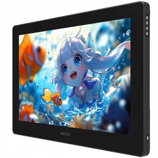 Профессиональный графический планшет BOSTO BT-16UHD с пером 16384 st, 15,6 дюйма, 4K