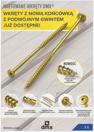 СТОЛЯРНЫЕ ВИНТЫ ДЛЯ ДЕРЕВА 5X45 TORX ШАЙБА DMX 200 шт.