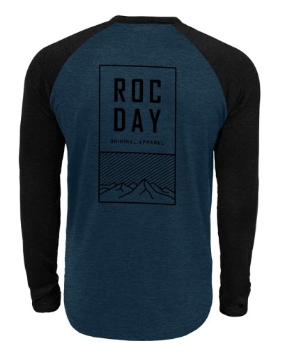Rocday Jersey Stage Sanitized CZARNO-NIEBIESKI, XL