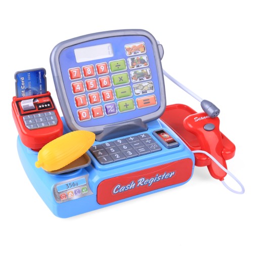 TOY Интерактивная касса для детей + аксессуары