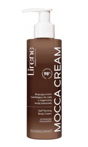 Lirene Mocca Cream Бронзирующий увлажняющий крем для тела190 мл