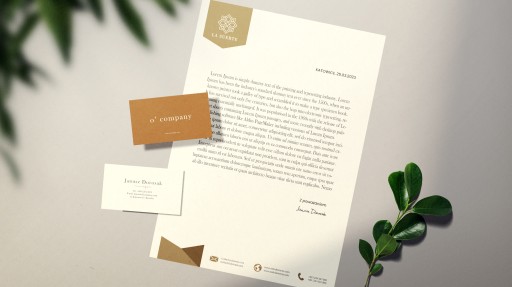 Papier firmowy druki Lux creme LOGO A4 x500 + PROJ