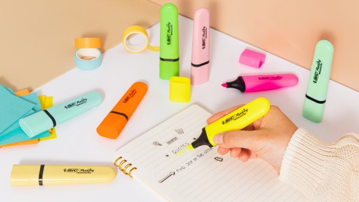BIC HIGHLIGHTER FLAT OFFICE HIGHLIGHTER NEON GREEN 1 ШТ.