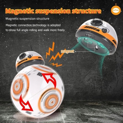 Обновленная модель RC BB 8 Droid Robot BB8 Intelligent