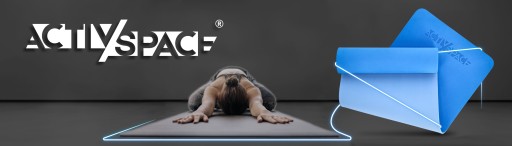 MATA GIMNASTYCZNA TRENINGOWA DO ĆWICZEŃ JOGI FITNESS UCHWYT GRUBA TPE 1CM