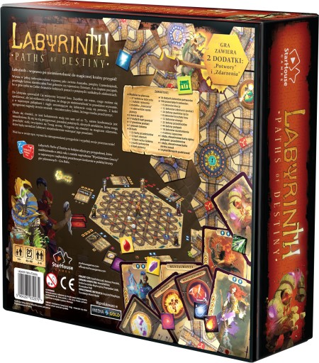 GRA PLANSZOWA RODZINNA LABIRYNT ŚCIEŻKI PRZEZNACZENIA PATHS OF DESTINY PL