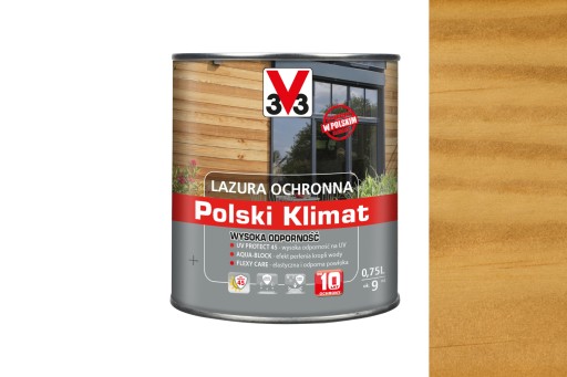 LAZURA V33 POLSKI KLIMAT 10 LAT BEZBARWNY 0,75L