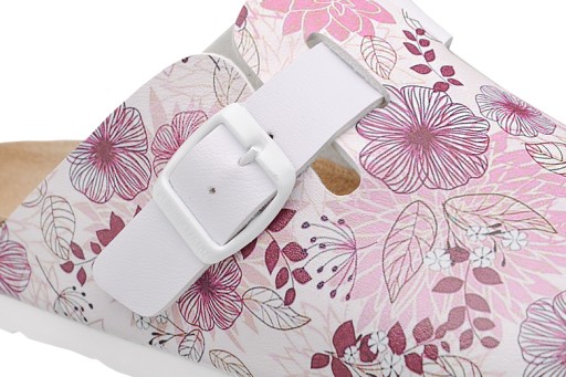 Вьетнамки Dr BRINKMANN 600052 р.39 Pink Flowers Nerpio Naturform Fussbett