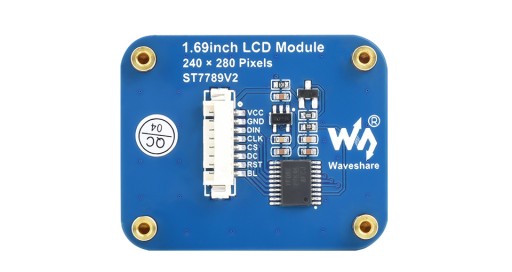1,69 ЖК-дисплей, 240×280, интерфейс SPI, IPS, 262 тыс. цветов