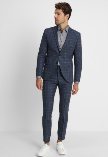 Spodnie eleganckie w kratę Selected Homme 52