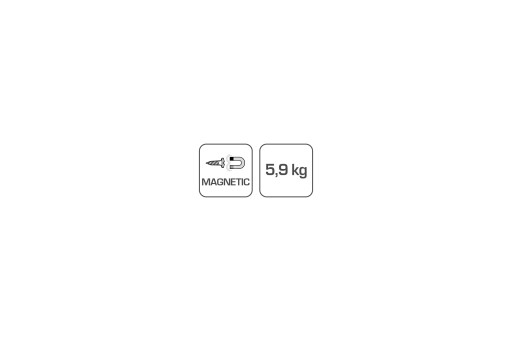 Магнитный держатель 5,9 кг Hogert HT4R518