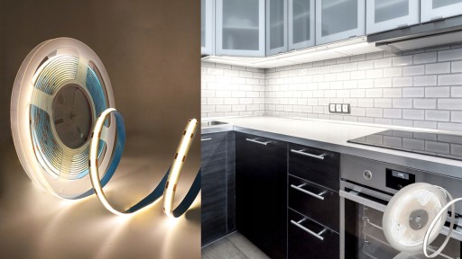Taśma LED COB 5M 12V NEON BEZPUNKTOWA NEUTRALNA