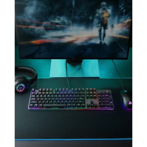 ИГРОВАЯ КЛАВИАТУРА AUKEY со светодиодной подсветкой