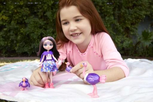 Кукла Mattel Enchantimals и страусиная семья GTM32