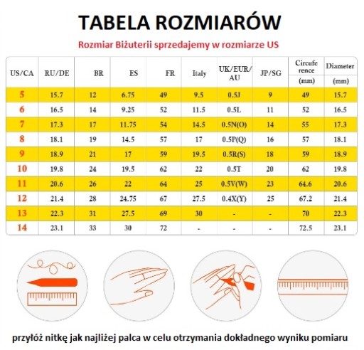 Sygnet pierścionek silver męski inicjały H US 11