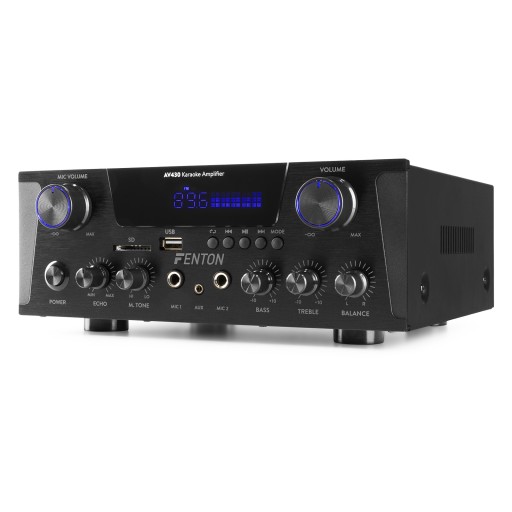 AV430A Усилитель караоке Fenton 2x300 Вт USB FM BT