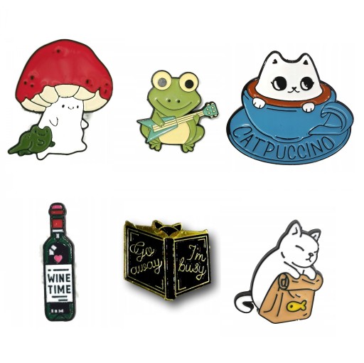 PRZYPINKA CZERWONY ŚWIĘTY MIKOŁĄJ BUTON METAL PIN
