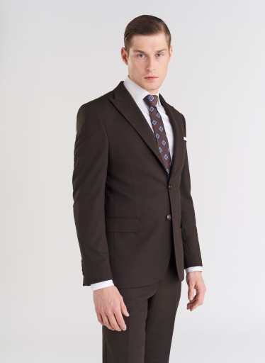 Jednorzędowa marynarka garniturowa Slim Fit PAKO LORENTE 170/52