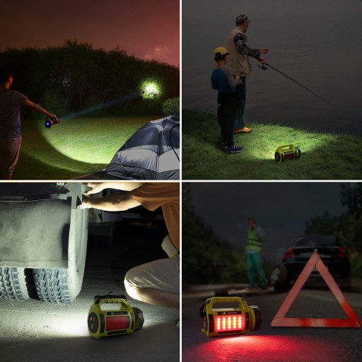 Lampa Latarka Kempingowa LED 1000Lumens USB PowerB