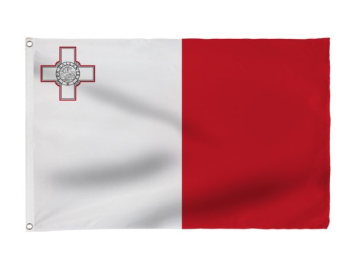 Flaga Malta 150x90 cm Flagi Malty Maltańska - OCZKA