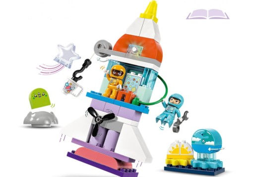 LEGO 10422 DUPLO: Приключения космического корабля 3 в 1