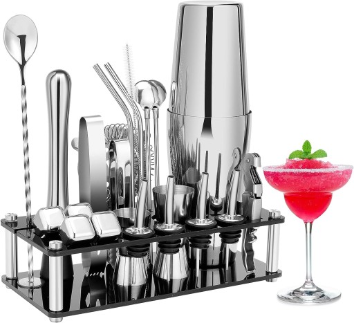 BARMAN ZESTAW DO DRINKÓW SHAKER 750ML 25 SET wszelkiego rodzaju koktajli
