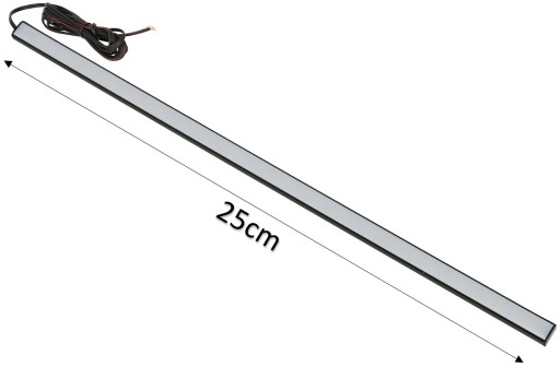 Oświetlenie LED kabiny naczepy auta TIR 4x25cm 24V