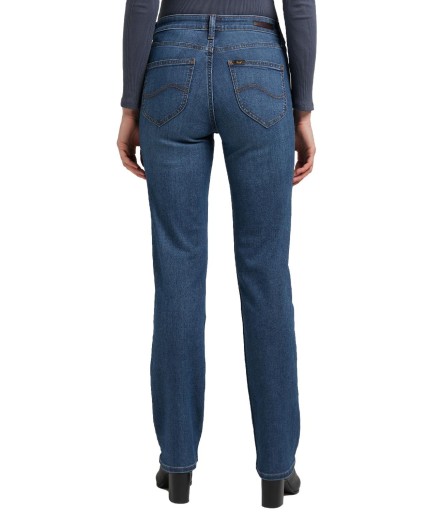 Jeansy Lee Marion Straight 112319926 L301CGMZ Mid Worn W 27 / L 31