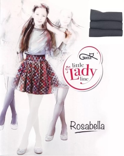 Колготки Gatta DZ Rosabella из микрофибры размер 140 146 темно-синие