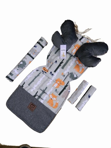 Tommy Kids Wkładka do spacerówki z motylkiem i osłonami IDEALNA NA PREZENT