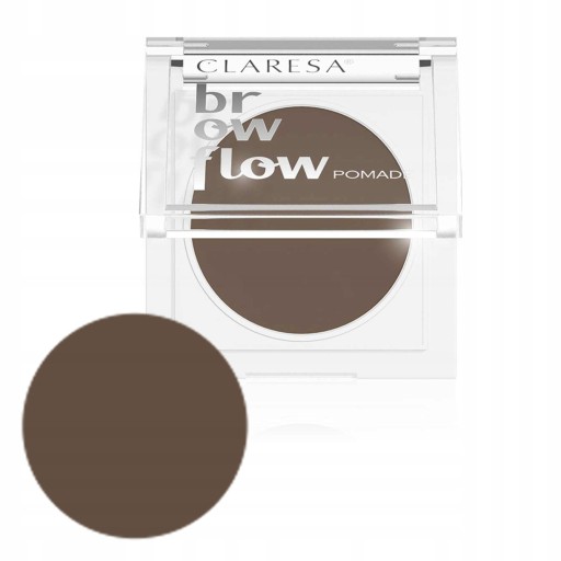 Пушистая помада для бровей Claresa MEDIUM BROWN 02