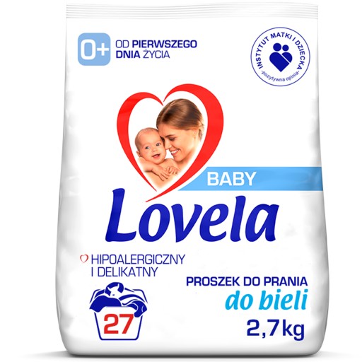 Lovela Baby hipoalergiczny proszek do prania białego dla niemowląt 2,7 kg