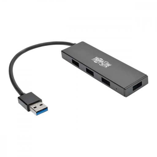 Eaton 4-portowy ultracienki przenosny koncentrator USB 3.0 SuperSpeed U360-